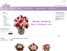 Tablet Screenshot of bflora.com.hk